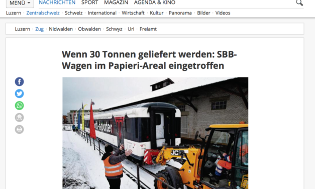 Luzerner Zeitung – Wenn 30 Tonnen geliefert werden